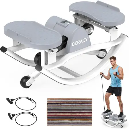Stepper Side to Side with 2 Detachable Resistance Bands